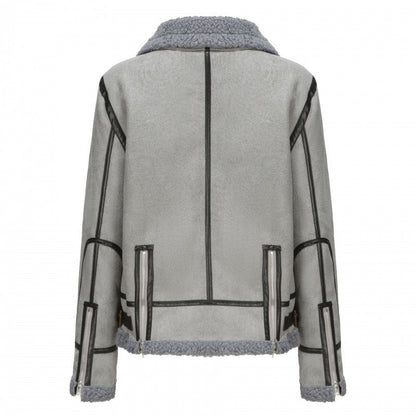 Manteau Femme Fourrure – Manches Longues