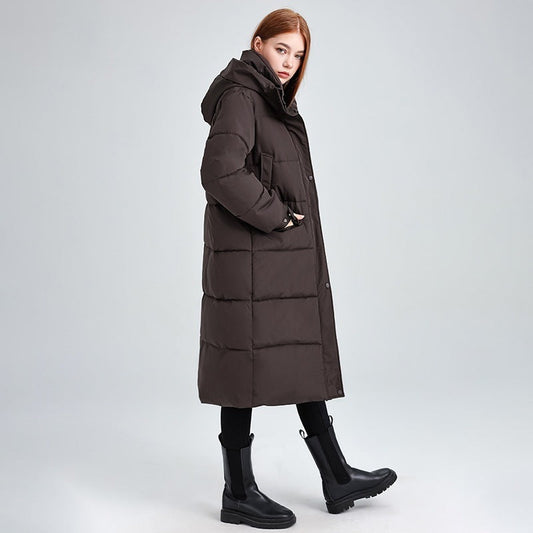 Manteau Long Femme – Épais & Matelassé