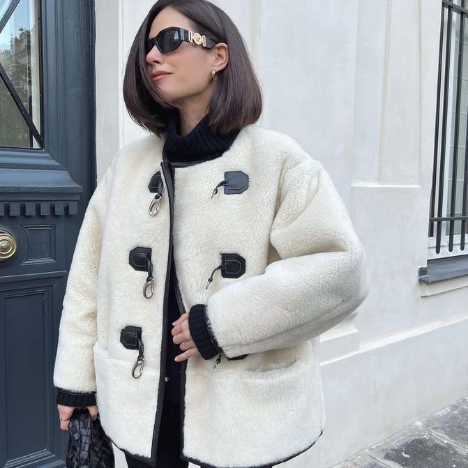 Cardigan Cachemire à Fermoir Métallique