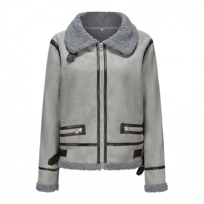 Manteau Femme Fourrure – Manches Longues