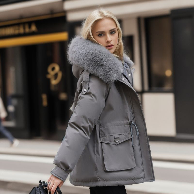 Parka Femme Courte – Doublée Polaire